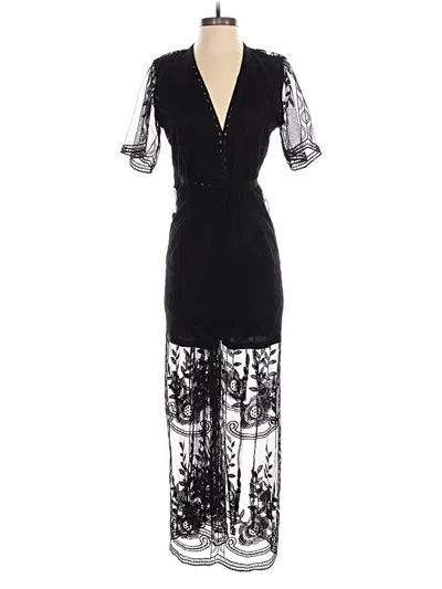 Pre-owned Assorted Brands Cocktail Dress In Black
