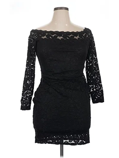 Pre-owned Assorted Brands Cocktail Dress In Black