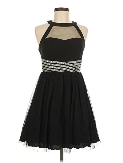 Pre-owned Assorted Brands Cocktail Dress In Black