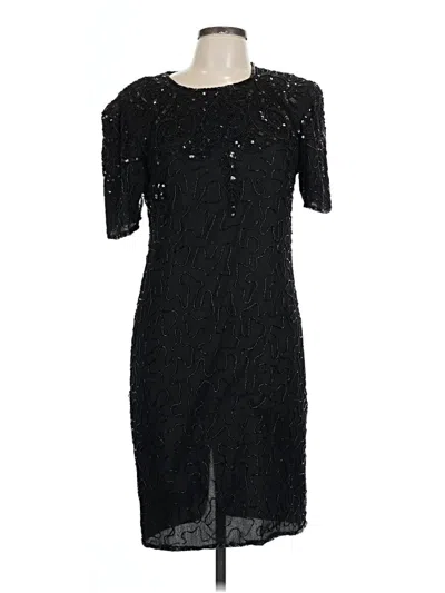 Pre-owned Assorted Brands Cocktail Dress In Black