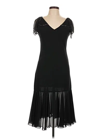 Pre-owned Assorted Brands Cocktail Dress In Black