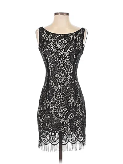 Pre-owned Assorted Brands Cocktail Dress In Black