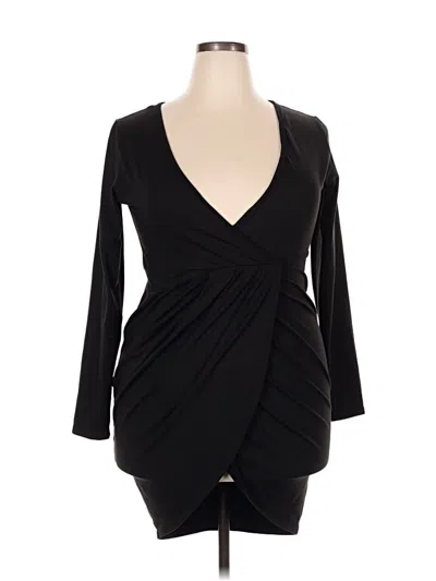 Pre-owned Assorted Brands Cocktail Dress In Black