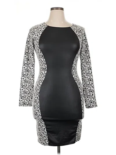 Pre-owned Assorted Brands Cocktail Dress In Black