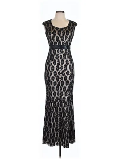 Pre-owned Assorted Brands Cocktail Dress In Black