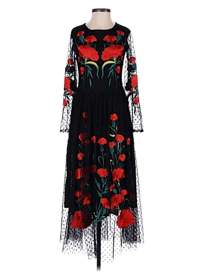 Pre-owned Assorted Brands Cocktail Dress In Black