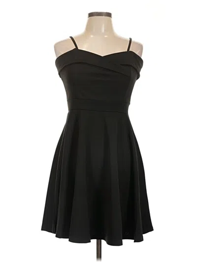 Pre-owned Assorted Brands Cocktail Dress In Black