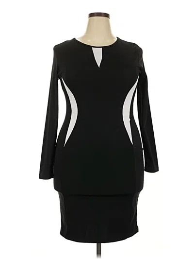 Pre-owned Assorted Brands Cocktail Dress In Black