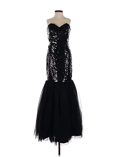 Pre-owned Assorted Brands Cocktail Dress In Black