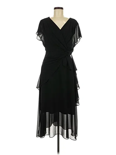 Pre-owned Assorted Brands Cocktail Dress In Black