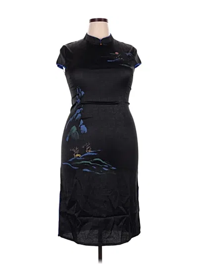 Pre-owned Assorted Brands Cocktail Dress In Black