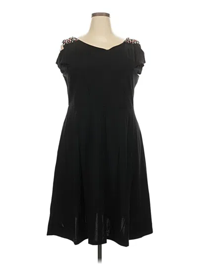 Pre-owned Assorted Brands Cocktail Dress In Black