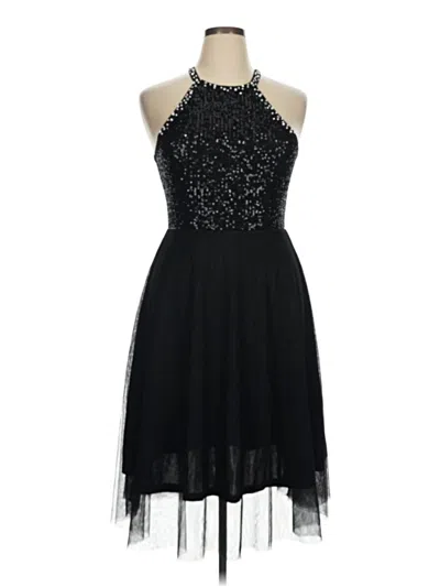 Pre-owned Assorted Brands Cocktail Dress In Black