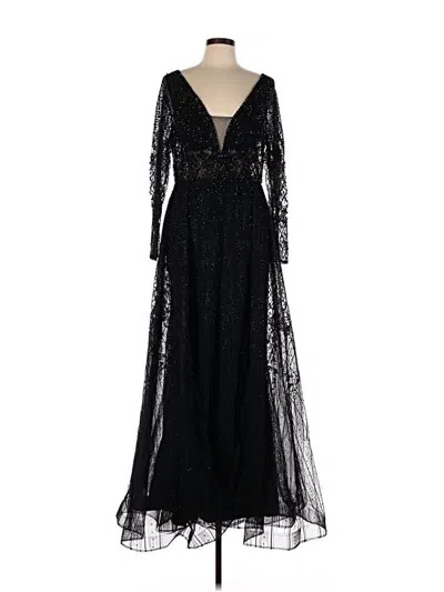 Pre-owned Assorted Brands Cocktail Dress In Black