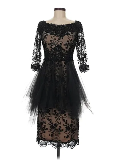Pre-owned Assorted Brands Cocktail Dress In Black