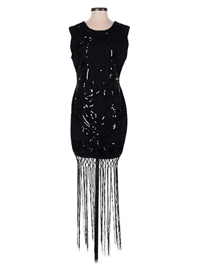 Pre-owned Assorted Brands Cocktail Dress In Black