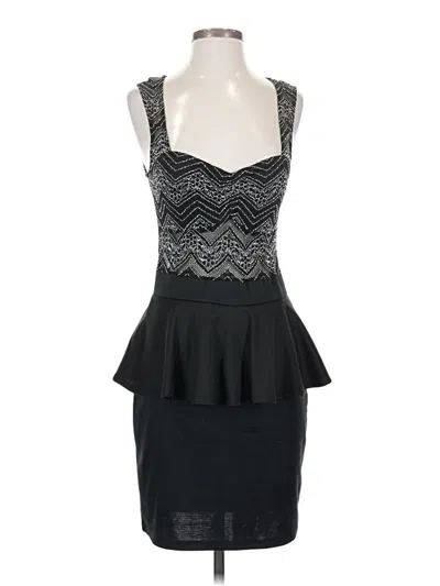 Pre-owned Assorted Brands Cocktail Dress In Black