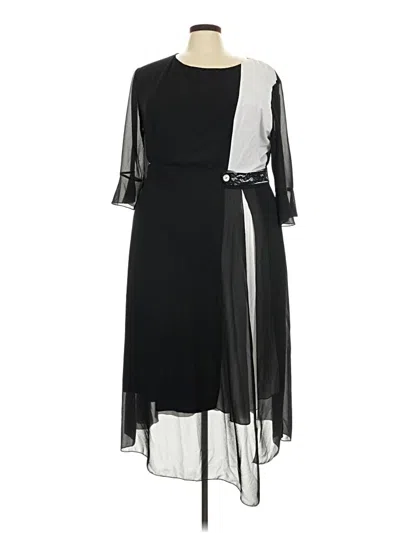 Pre-owned Assorted Brands Cocktail Dress In Black