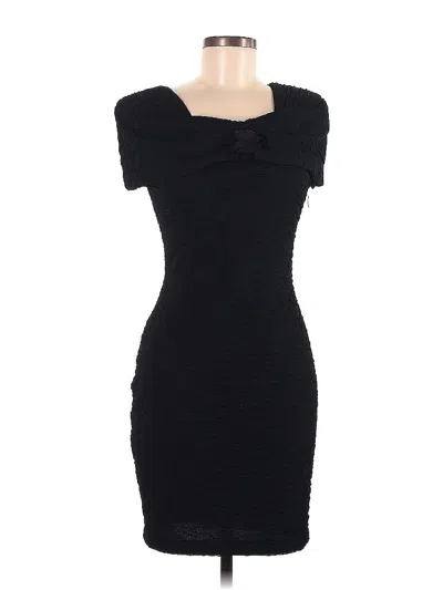 Pre-owned Assorted Brands Cocktail Dress In Black