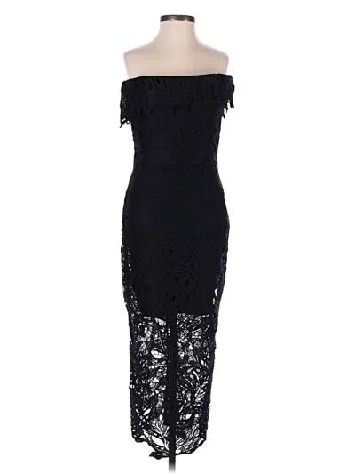 Pre-owned Assorted Brands Cocktail Dress In Black