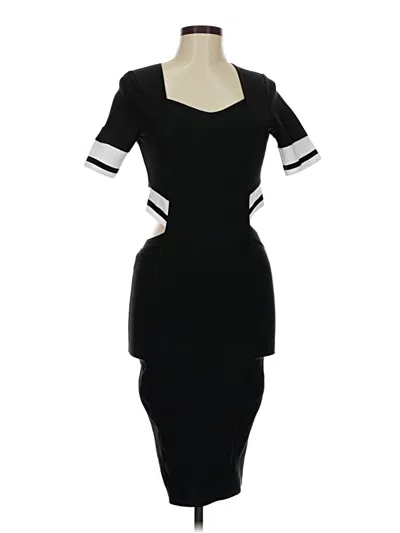 Pre-owned Assorted Brands Cocktail Dress In Black