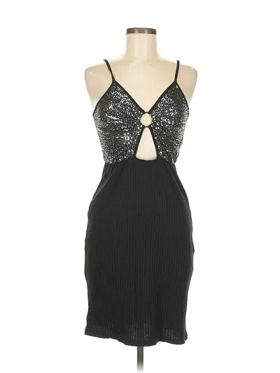 Pre-owned Assorted Brands Cocktail Dress In Black