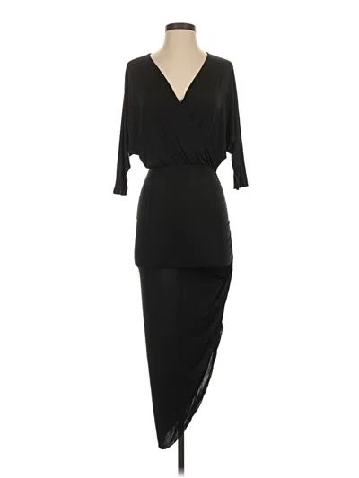 Pre-owned Assorted Brands Cocktail Dress In Black