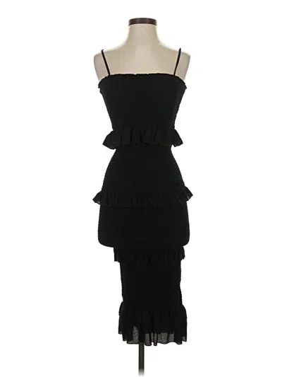 Pre-owned Assorted Brands Cocktail Dress In Black