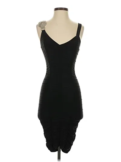 Pre-owned Assorted Brands Cocktail Dress In Black