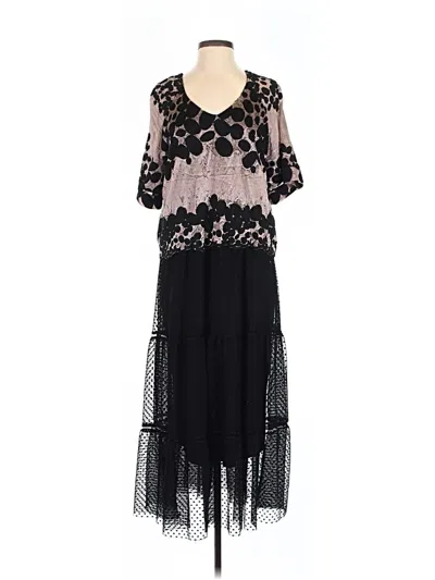 Pre-owned Assorted Brands Cocktail Dress In Black