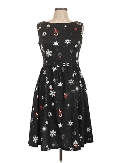 Pre-owned Assorted Brands Cocktail Dress In Black
