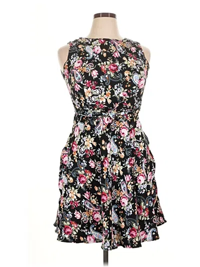 Pre-owned Assorted Brands Cocktail Dress In Black