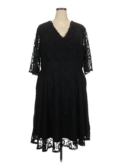 Pre-owned Assorted Brands Cocktail Dress In Black
