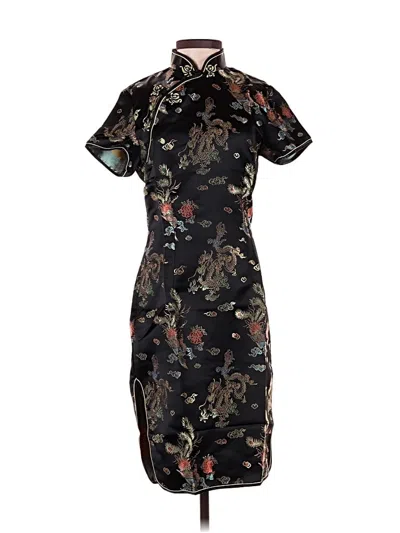 Pre-owned Assorted Brands Cocktail Dress In Black