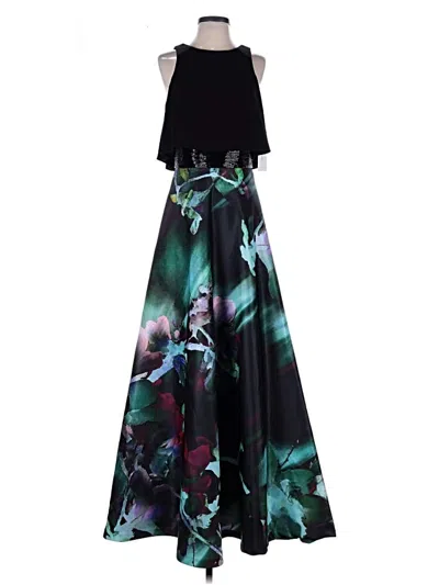 Pre-owned Assorted Brands Cocktail Dress In Black