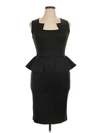 Pre-owned Assorted Brands Cocktail Dress In Black