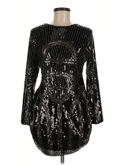 Pre-owned Assorted Brands Cocktail Dress In Black