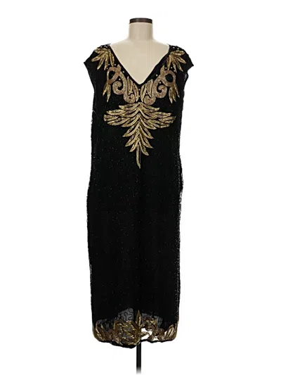 Pre-owned Assorted Brands Cocktail Dress In Black