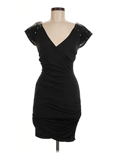 Pre-owned Assorted Brands Cocktail Dress In Black