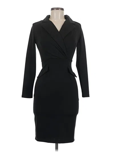 Pre-owned Assorted Brands Cocktail Dress In Black