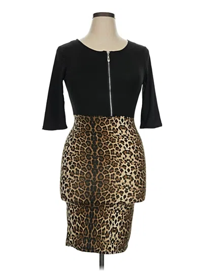 Pre-owned Assorted Brands Cocktail Dress In Black