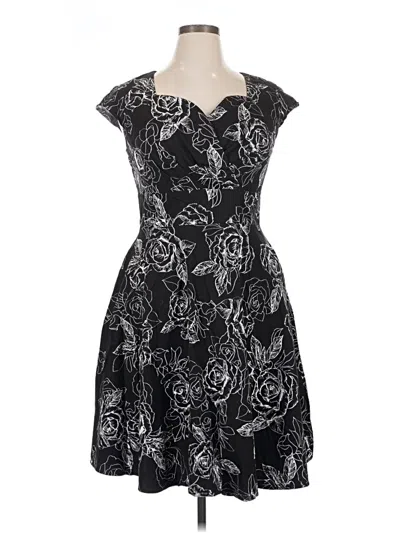 Pre-owned Assorted Brands Cocktail Dress In Black