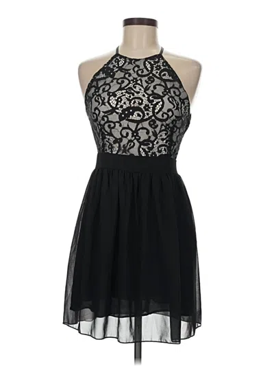 Pre-owned Assorted Brands Cocktail Dress In Black
