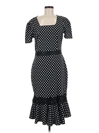 Pre-owned Assorted Brands Cocktail Dress In Black