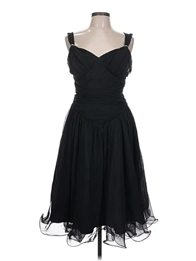 Pre-owned Assorted Brands Cocktail Dress In Black
