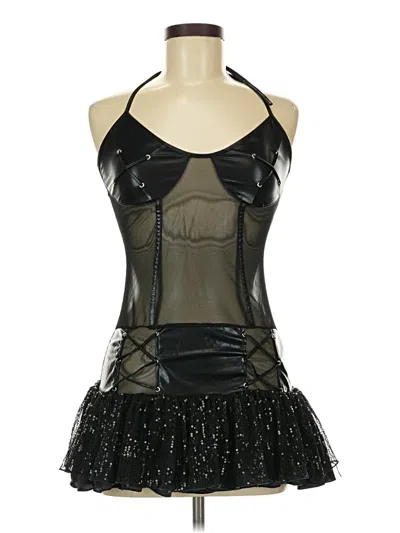 Pre-owned Assorted Brands Cocktail Dress In Black