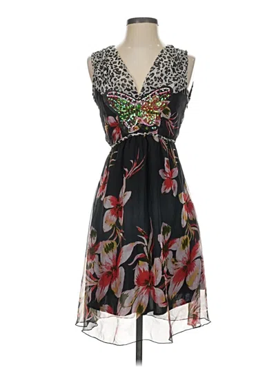 Pre-owned Assorted Brands Cocktail Dress In Black