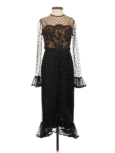 Pre-owned Assorted Brands Cocktail Dress In Black