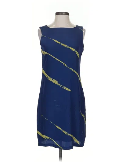 Pre-owned Assorted Brands Cocktail Dress In Blue