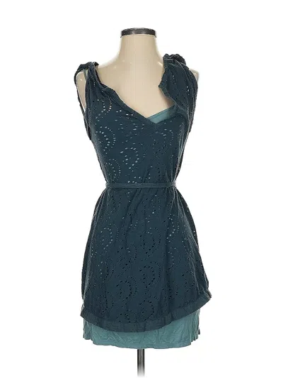 Pre-owned Assorted Brands Cocktail Dress In Blue